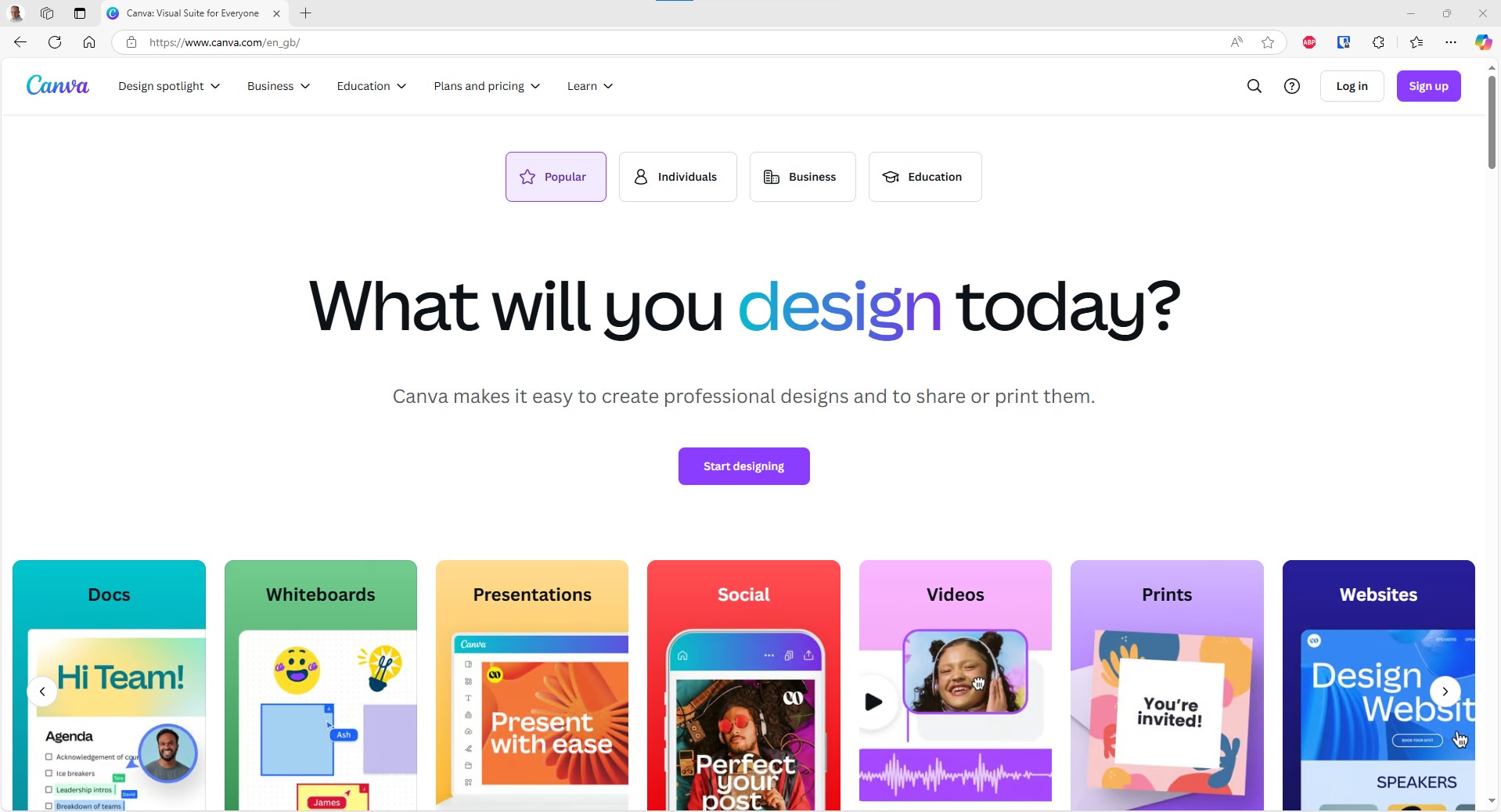 CANVA designer