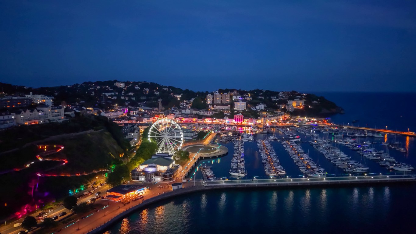 Torquay by night