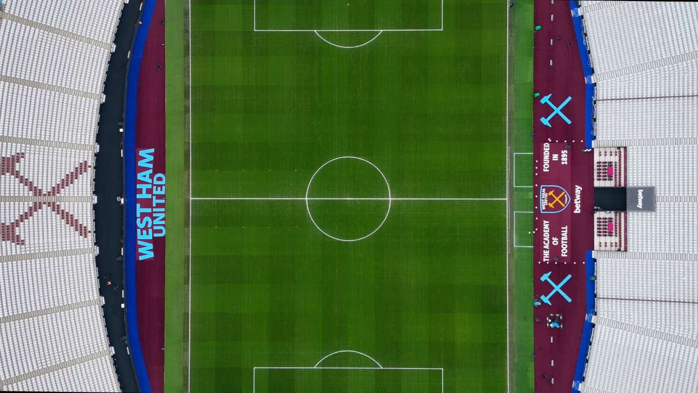 West Ham Stadium Top Down view