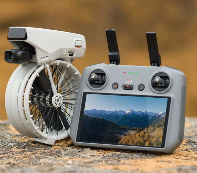 Dji Flip Folded With Rc 2 Controller