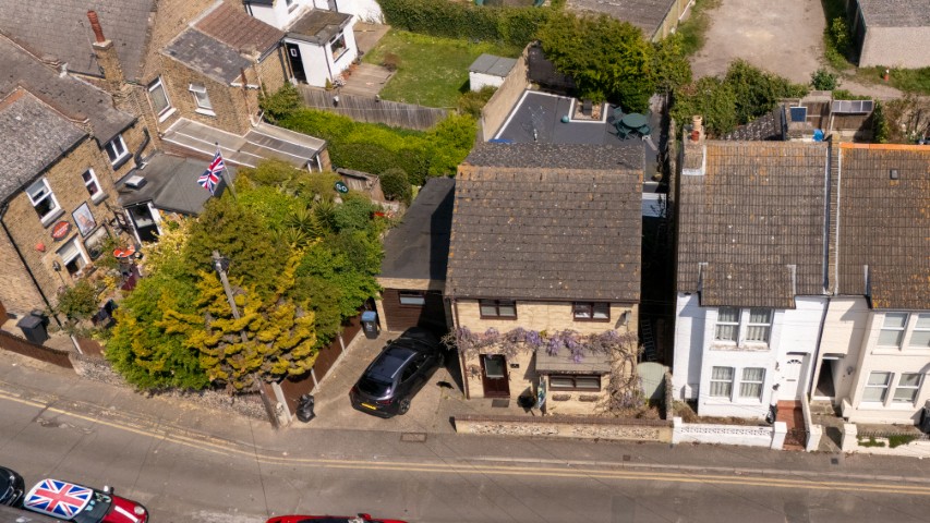 Front centre property image by drone