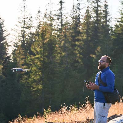 Sustainable drone filming
