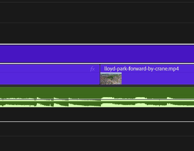 Timing video cuts to audio